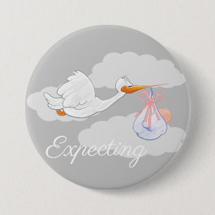 Förvänta en bebis/en badge. för baby ombord knapp