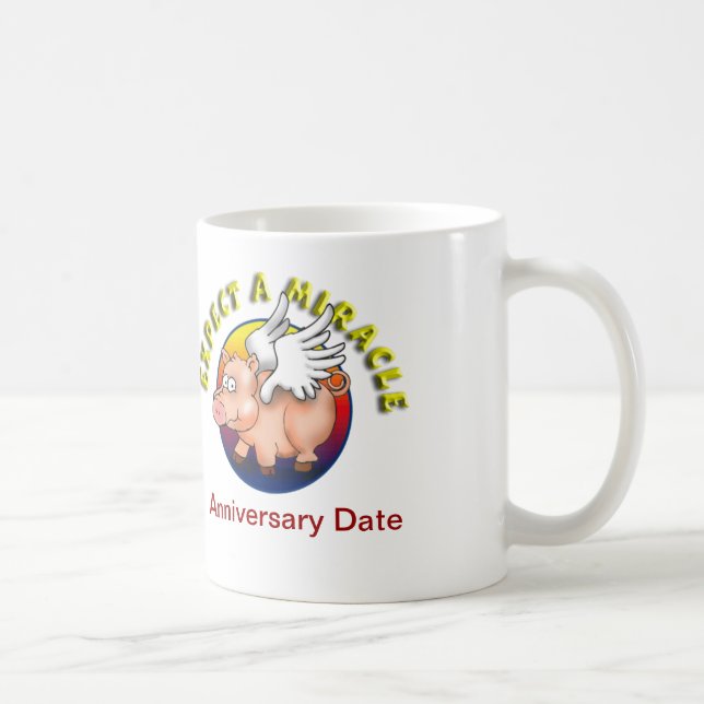 Förvänta ett mirakel --- Aa-erkännande Kaffemugg (Höger)