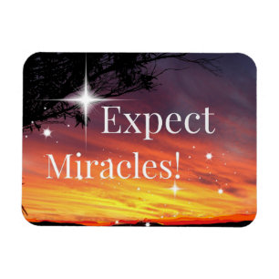 Förvänta Miracles Gnistra Solset Get well-on Card Magnet
