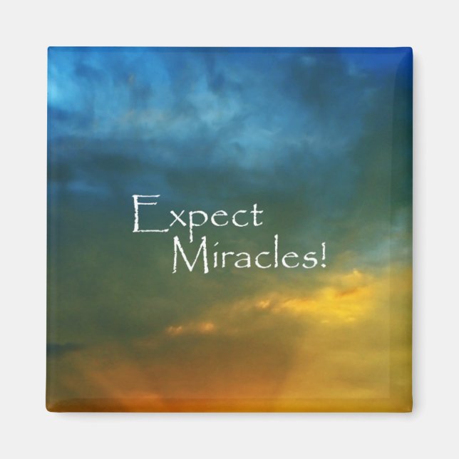 Förvänta Miracles! Magnet (Framsidan)