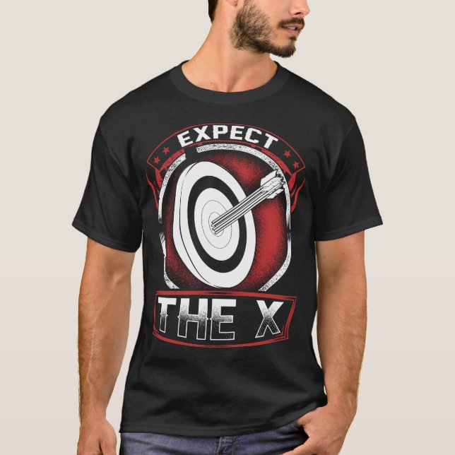 Förvänta x-bågskytteskjortan t shirt (Framsida)
