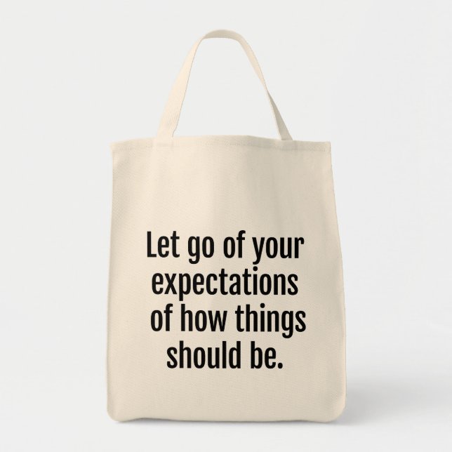 Förväntad Livsmedel-tote-tagg Tygkasse (Framsidan)