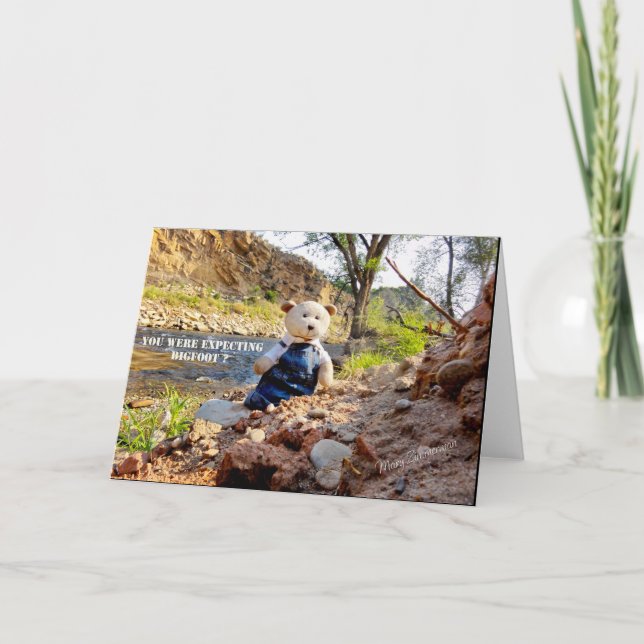 FÖRVÄNTADE DU DIG BIGFOOT? MEDDELANDE (Framsida)