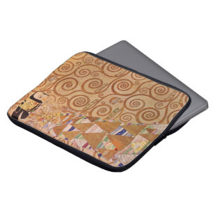 Förväntan av Klimt Vintage Victorian Art Nouveau Laptop Sleeve