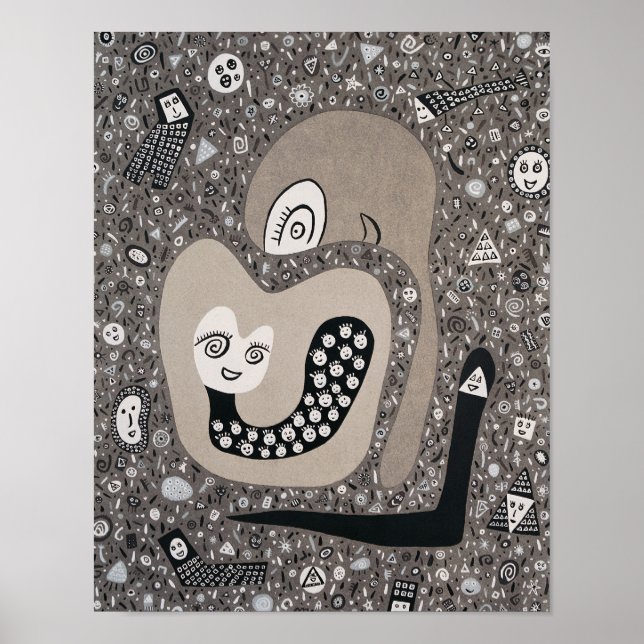 Förväntar A Baby Poster (Framsidan)