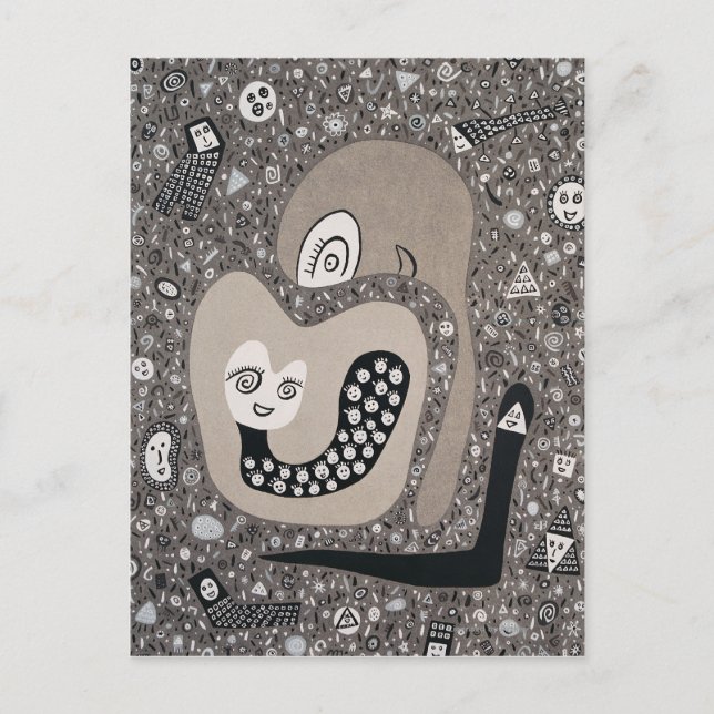 Förväntar A Baby Vykort (Framsida)