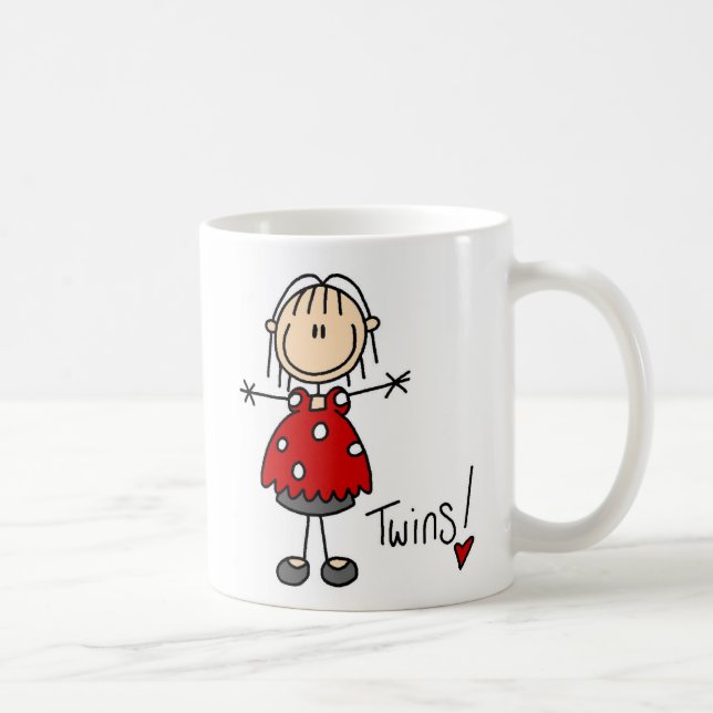 Förväntar Tvillingar Stavfigur Mugg (Höger)