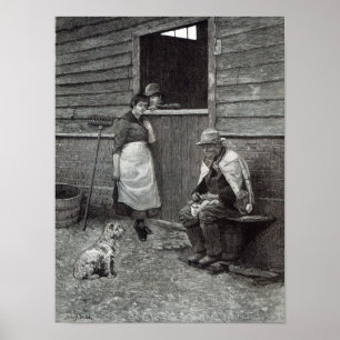 Förväntning från "fritidtimme", 1888 poster