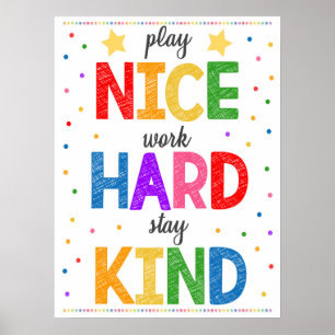 Förväntningar för klassrum Poster