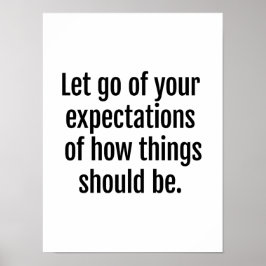 Förväntningar Poster