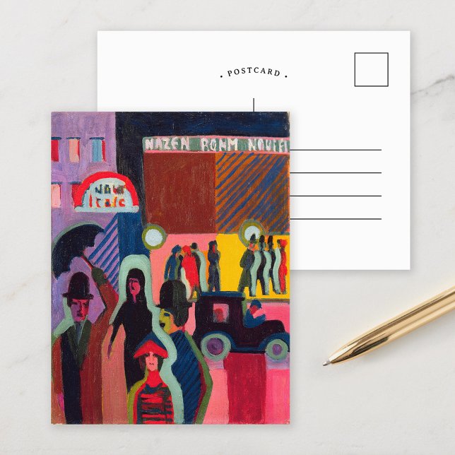 Förvaras i regnet | Ernst Ludwig Kirchner Vykort (Skapare uppladdad)