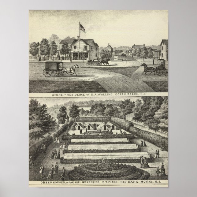 Förvaring och hemvist för DA Walling Poster (Framsidan)