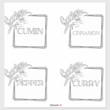 Förvaringsetiketter för moderna minimala kökspanel