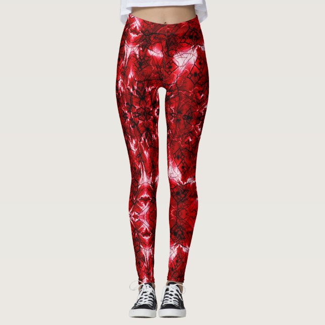 Förväxlad Ornamentering Leggings (Framsida)