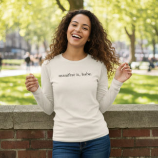 Förverkliga Det Baby Damtröja T Shirt