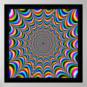 Förvirra färgspindelnätet poster