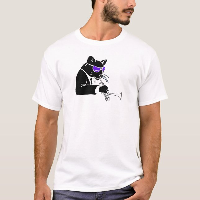 Förvirra trumpetkatten tröja (Framsida)