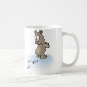 Förvirrad björn kaffemugg