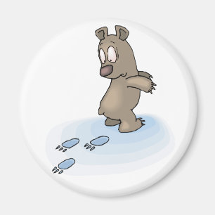 Förvirrad björn magnet