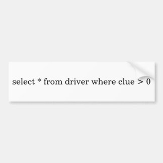 Förvirrad chaufförbildekal bildekal