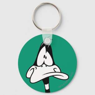 Förvirrad DAFFY DUCK™-ansikte Nyckelring