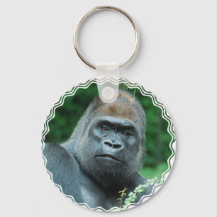 Förvirrad gorilla nyckelring