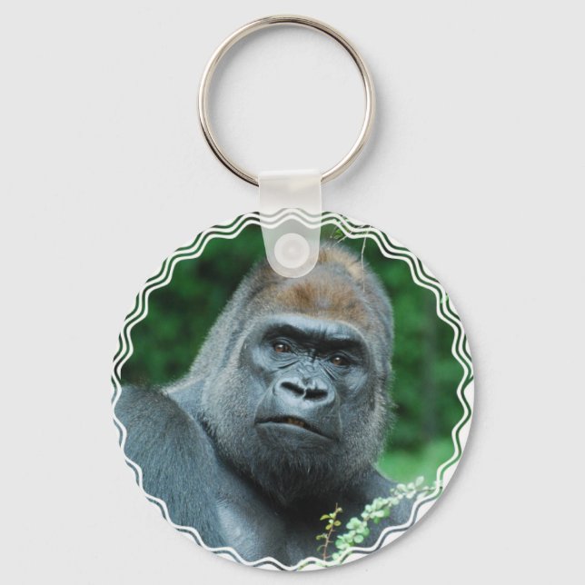 Förvirrad gorilla nyckelring (Framsida)