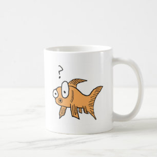 Förvirrad guldfisk kaffemugg