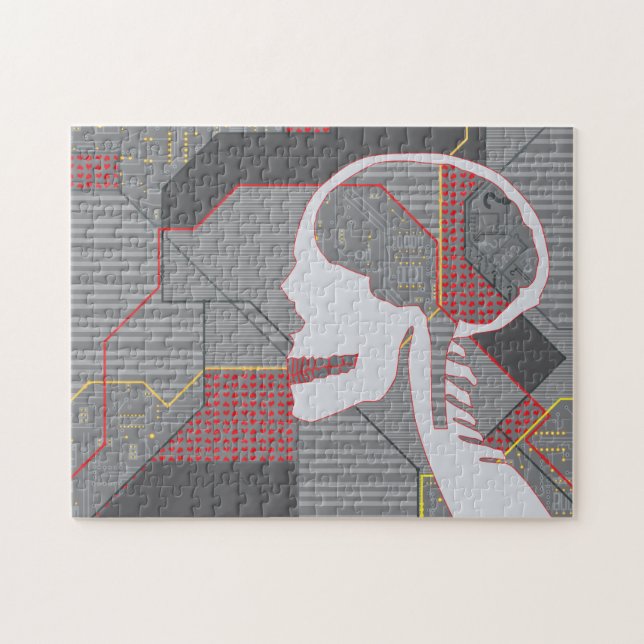 förvirrad hjärtinfarkt pussel (Horisontell)