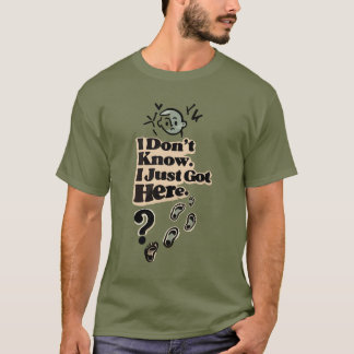 Förvirrad Introvert Citat T-Shirt – “Jag Vet Inte