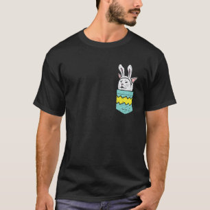 Förvirrad Katt Kanin Kaninöron Ficka Meme Påsk T Shirt