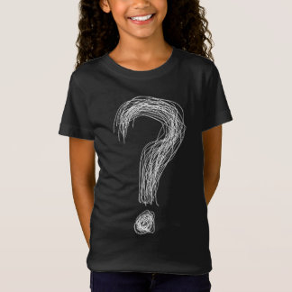 Förvirrad Klotter Frågetecken Kaos Överanalyserand T Shirt