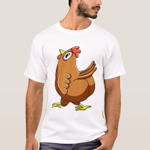 Förvirrad Kyckling Meme T Shirt