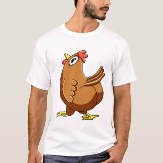 Förvirrad Kyckling Meme T Shirt