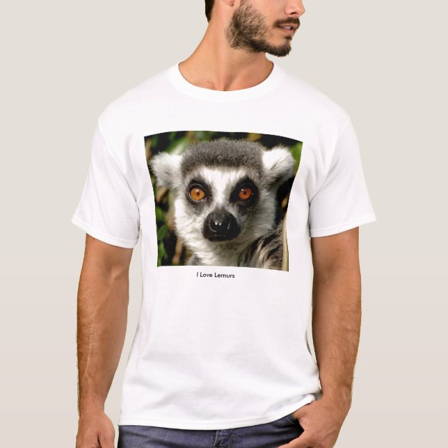 Förvirrad LemurT-tröja Tee (Framsida)