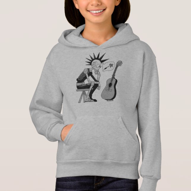 Förvirrad musikrobot t shirt (Framsida)