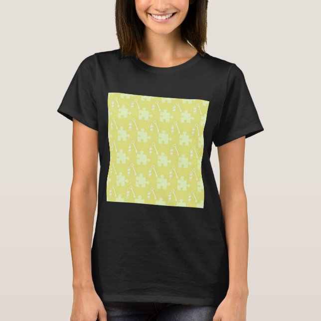 Förvirrad Pusselsymfoni T Shirt (Framsida)