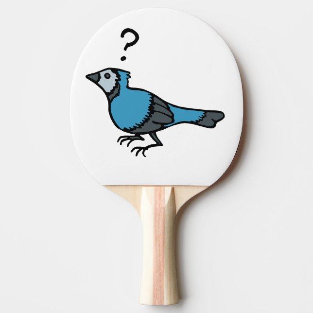 Förvirrat fåglar pingisracket (Framsidan)