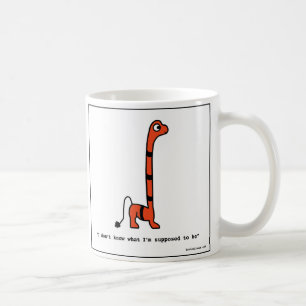 Förvirrat monster - kaffemugg