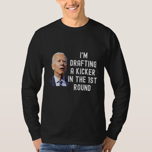 Förvirrat ritande Kicker Funny Fantasy Football Dr T Shirt (Framsida)