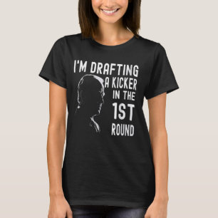 Förvirrat ritande Kicker Funny Fantasy Football Dr T Shirt