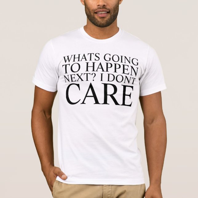 förvirring/apati tee shirt (Framsida)