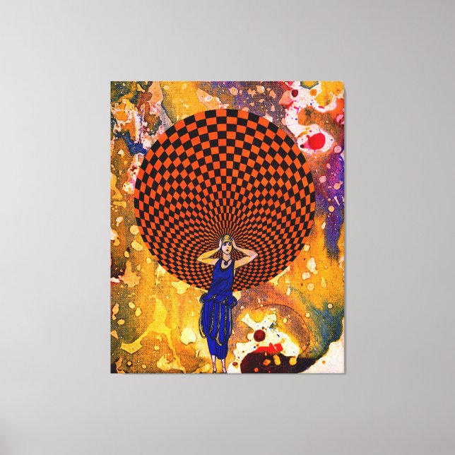 Förvirring av Michael Moffa Canvastryck (Framsida)