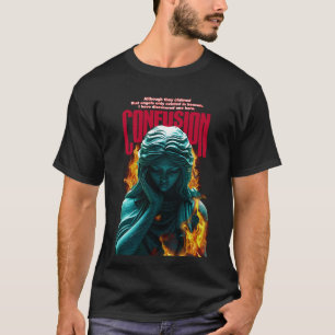 Förvirring - en eländig syn på rörelse och mångfal t shirt