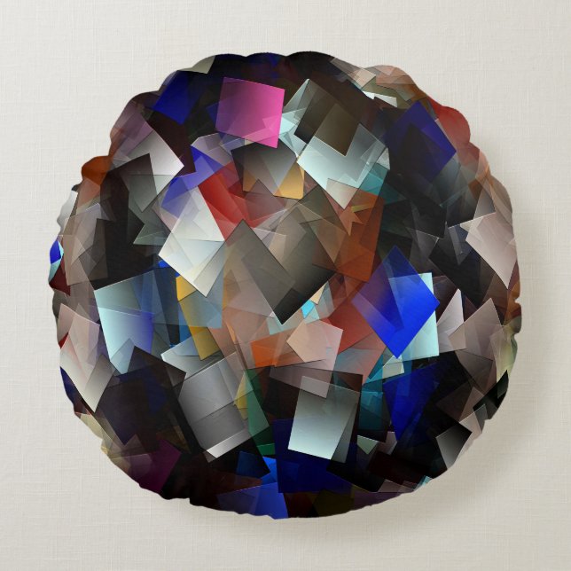 Förvirring.... Rund Kudde (Framsidan)