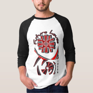Förvrängande stammar inspirerade av framtida husmu t shirt