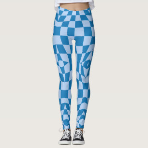 Förvrängd kontrollerad Mönster Leggings