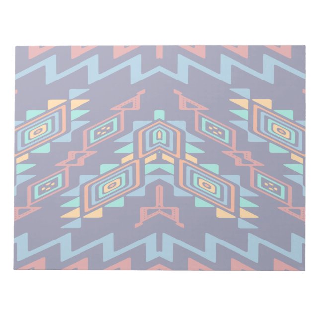 Förvrängda former abstrakt design anteckningsblock (Framsida)