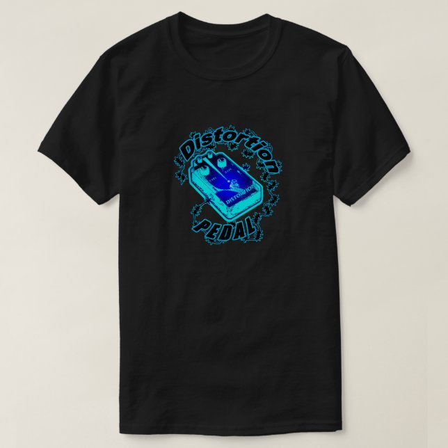 Förvrängning av elektrisk elektrisk blåstöt t shirt (Design framsida)