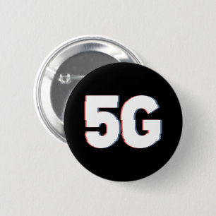 Förvrängning av verklighetsvarning för 5G-fara Knapp